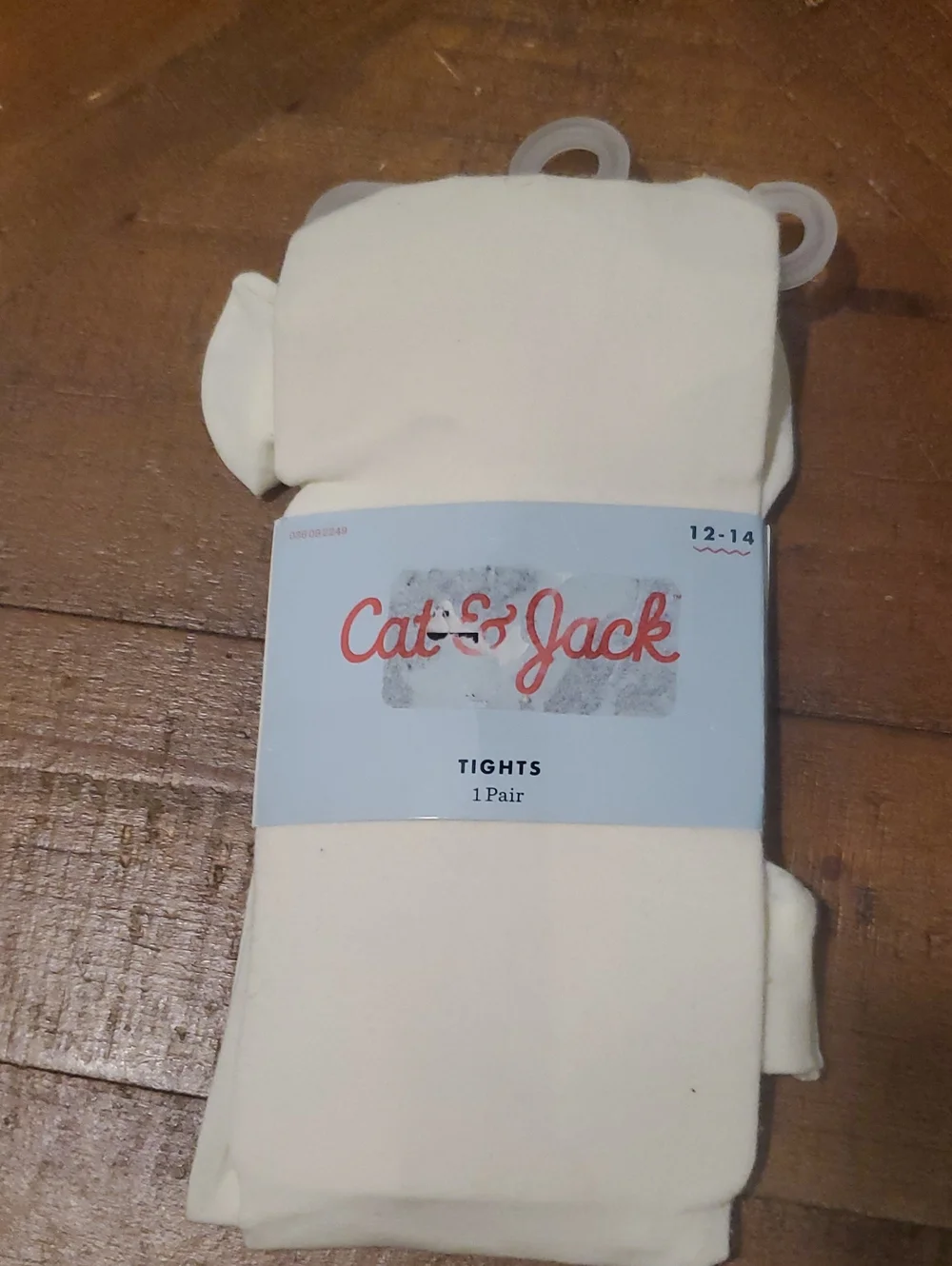 Cat & Jack Cream Tights Girls 1 Pair